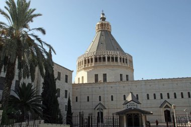 İsrail, Nasıra 'daki Anma Bazilikası, Cebrail' in Meryem 'e İsa' nın yaklaşan doğumunu duyurduğu yerde duruyor.