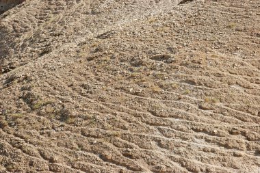 Musevi Çölü 'nün resimli dağ manzarası, Masada, İsrail manzarası.