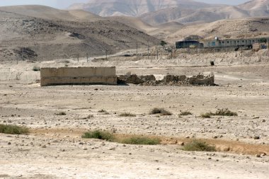 Jericho, Batı Şeria, Filistin, İsrail yakınlarındaki Yahudi çöllerindeki Bedevi yerleşimleri