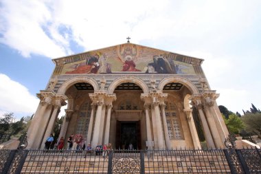 Istırap Bazilikası ya da tüm ulusların kilisesi Gethsemane Bahçesi, Kudüs, İsrail