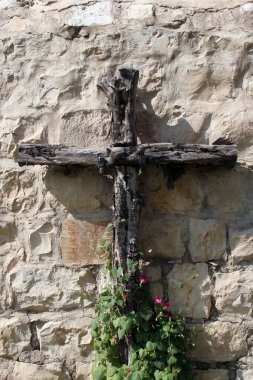 Tahta haç, Hagia Maria Sion Abbey, Zion Dağı Dormition Kilisesi, Kudüs, İsrail