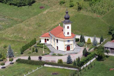 Hırvatistan 'ın İvanec Bistranski kentindeki Kutsal Bakire Meryem Kilisesi Hıristiyanların Yardımı