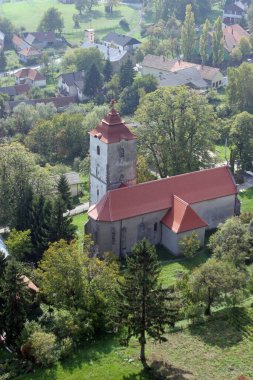 Hırvatistan 'ın Kalnik kentindeki Saint Brice Tur Kilisesi