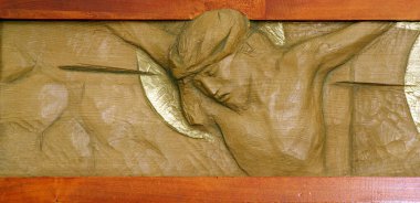 Çarmıhın 12. İstasyonları, İsa çarmıhta, Hırvatistan 'ın Zagreb kentindeki Fransisken Meryem Ana Rahibeleri Manastırı' nda öldü.