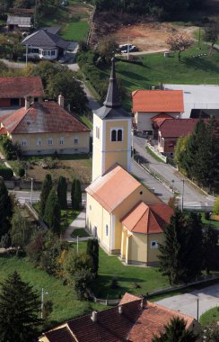 Hırvatistan 'ın Klenovnik kentindeki Kutsal Üçlü Kilisesi
