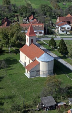 Hırvatistan 'ın Hercegovac kentindeki Aziz Stephen Kilisesi