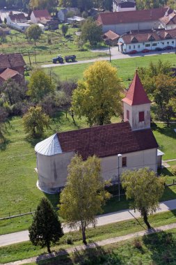 Hırvatistan 'ın Hercegovac kentindeki Aziz Stephen Kilisesi