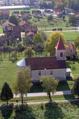 Hırvatistan 'ın Hercegovac kentindeki Aziz Stephen Kilisesi