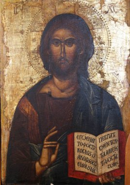 İsa Pantokrator, Azizler Kilisesi 'nde İkon, Korcula, Hırvatistan