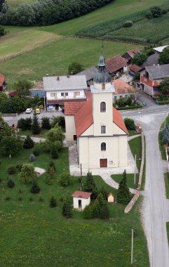 Hırvatistan 'ın Kraljevec na Sutli kentindeki Kutsal Üçlü Kilisesi