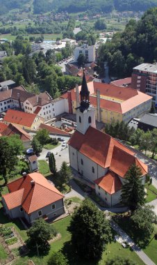 Hırvatistan 'ın Krapinske Toplice bölgesindeki Kutsal Üçlü Kilisesi