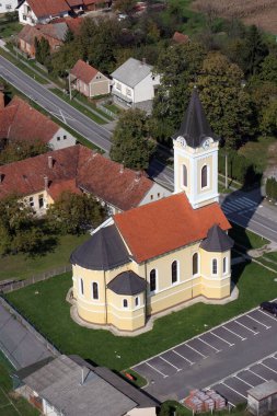 Hırvatistan 'ın Koncanica kentinde Bakire Meryem' in Varsayımı Kilisesi