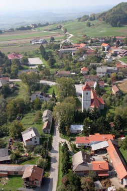 Hırvatistan 'ın Kalnik kentindeki Saint Brice Tur Kilisesi