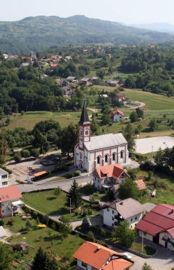 Hırvatistan 'ın Kamanje kentindeki Kutsal Meryem Kilisesi