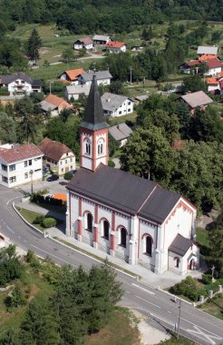 Hırvatistan 'ın Kamanje kentindeki Kutsal Meryem Kilisesi