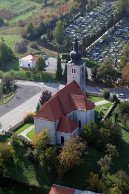 Hırvatistan 'ın Kasina kentindeki Aziz Peter ve Paul Kilisesi