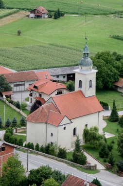 Hırvatistan 'ın Kraljevec na Sutli kentindeki Kutsal Üçlü Kilisesi