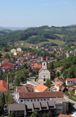 Hırvatistan 'ın Krapinske Toplice bölgesindeki Kutsal Üçlü Kilisesi