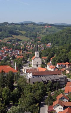 Hırvatistan 'ın Krapinske Toplice bölgesindeki Kutsal Üçlü Kilisesi