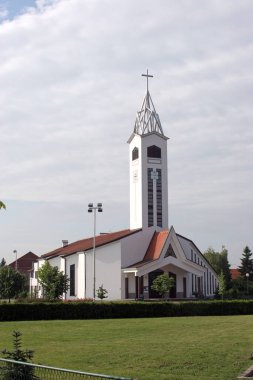 Hırvatistan 'ın Brestje kentindeki İyi Çoban Kilisesi