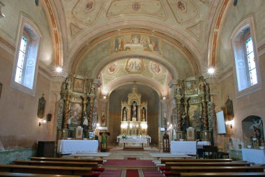 Hırvatistan 'ın Garesnica kentinde Kutsal Bakire Meryem' in Ziyareti Kilisesi