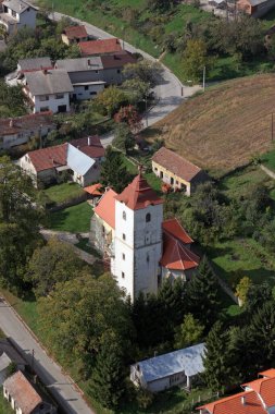 Hırvatistan 'ın Kalnik kentindeki Saint Brice Tur Kilisesi