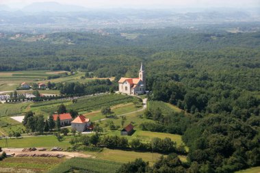Hırvatistan 'ın Kraljev Vrh kentindeki Kutsal Üç Kralın Kilisesi