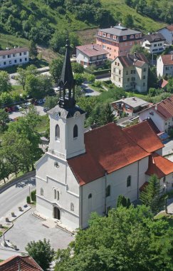 Hırvatistan 'ın Krapinske Toplice bölgesindeki Kutsal Üçlü Kilisesi