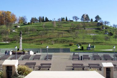 Açık Hava Kilisesi, Hırvatistan 'ın Marija Bistrica kentinde Bakire Meryem' in Varsayımı Bazilikası