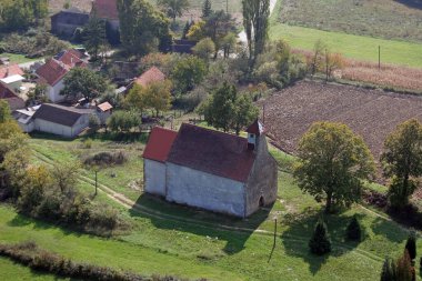 Hırvatistan 'ın Kalnik kentinde Aziz Andrew Şapeli