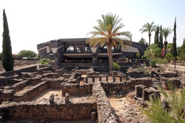 Capernaum, İsrail 'deki Peter Hanesi Kilisesi