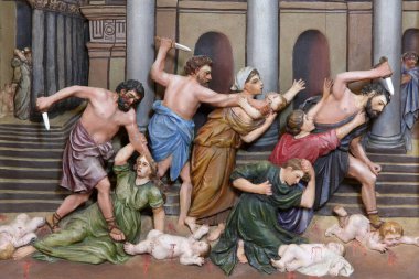 Hırvatistan 'ın Stitar kentindeki Aziz Matthew Kilisesi' nde Masumların Katliamı