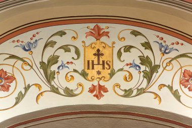 Hırvatistan 'ın Stitar kentindeki Saint Matthew Kilisesi' nde Fresco