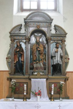 Hırvatistan 'ın Trnjani kentindeki Aziz Blaise Kilisesi' ndeki sunağı Aziz Mark