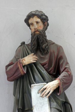 Aziz Mark, Hırvatistan 'ın Trnjani kentindeki Evangelist Aziz Mark kilisesinin mihrabında heykel