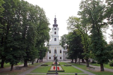 Hırvatistan 'ın Bjelovar kentinde Avila' lı Aziz Teresa Katedrali