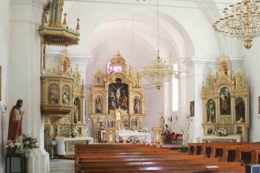 Hırvatistan 'ın Sisak kentinde Kutsal Haç Katedrali