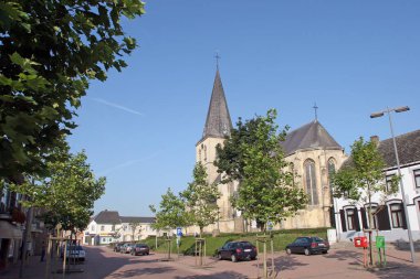 Gruitrode 'daki Saint Gertrude Kilisesi, Meeuwen-Gruitrode, Limburg, Belçika