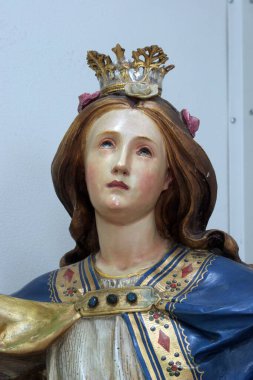 Bakire Meryem 'in Varsayımı, Bosna-Hersek' in Korace kentinde Bakire Meryem 'in Varsayımı Kilisesi' nde Heykel