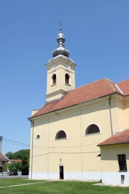 Hırvatistan 'ın Veliki Grdevac kentindeki Kutsal Ruh Kilisesi