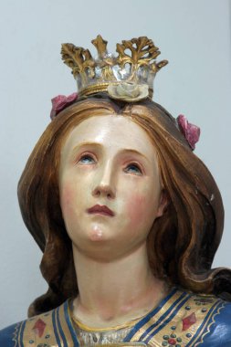 Bakire Meryem 'in Varsayımı, Bosna-Hersek' in Korace kentinde Bakire Meryem 'in Varsayımı Kilisesi' nde Heykel