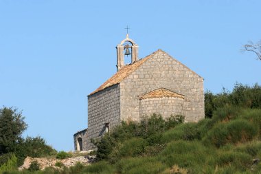 Hırvatistan 'ın Zukovac kentinde Romalı Aziz Lawrence Şapeli