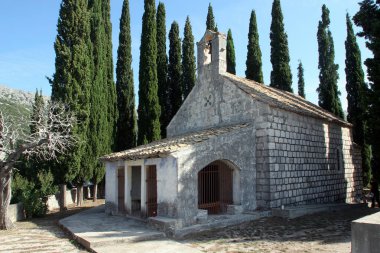 Hırvatistan 'ın Podvlastica kentinde Aziz George Şapeli