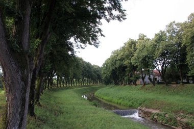 Hırvatistan 'ın Petrinja kentinde Petrinjcica Nehri
