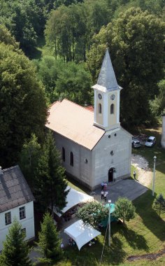 Hırvatistan 'ın Prilisce kentindeki Aziz Mary Kilisesi