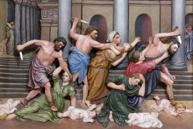 Hırvatistan 'ın Stitar kentindeki Aziz Matthew Kilisesi' nde Masumların Katliamı