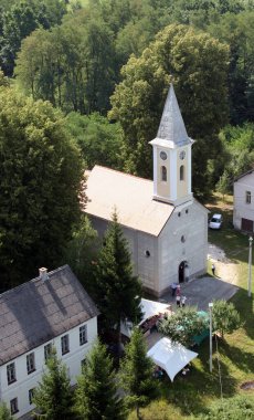 Hırvatistan 'ın Prilisce kentindeki Aziz Mary Kilisesi