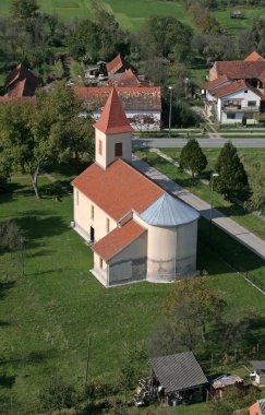 Hırvatistan 'ın Hercegovac kentindeki Aziz Stephen Kilisesi