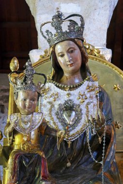 Pag Leydisi, Hırvatistan 'ın Pag kentindeki Aziz Mary Kilisesi' nde heykel.