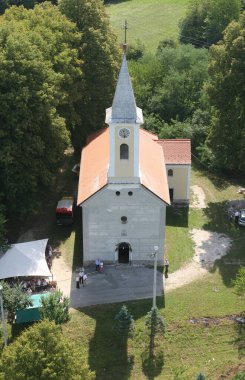 Hırvatistan 'ın Prilisce kentindeki Aziz Mary Kilisesi